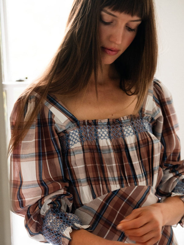 Joan Dress in Highland Plaid — view 23