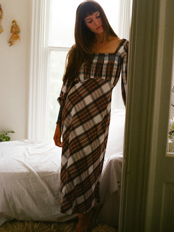 Joan Dress in Highland Plaid — view 17