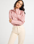 MILLE Clothing Jolie Top in Sugarplum Plaid