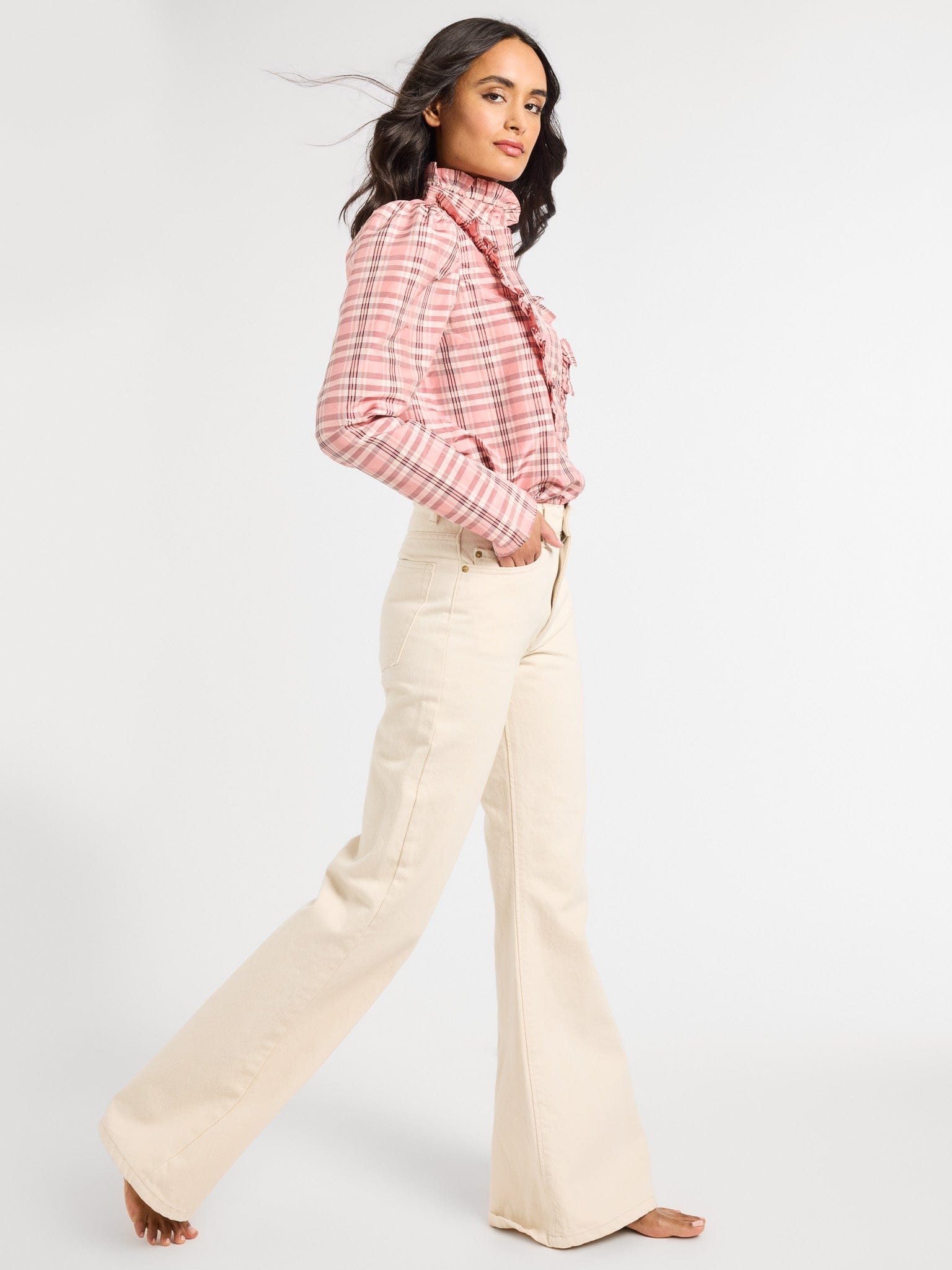 MILLE Clothing Jolie Top in Sugarplum Plaid