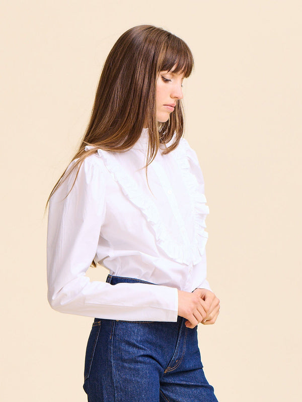 Jolie Top in White — view 9