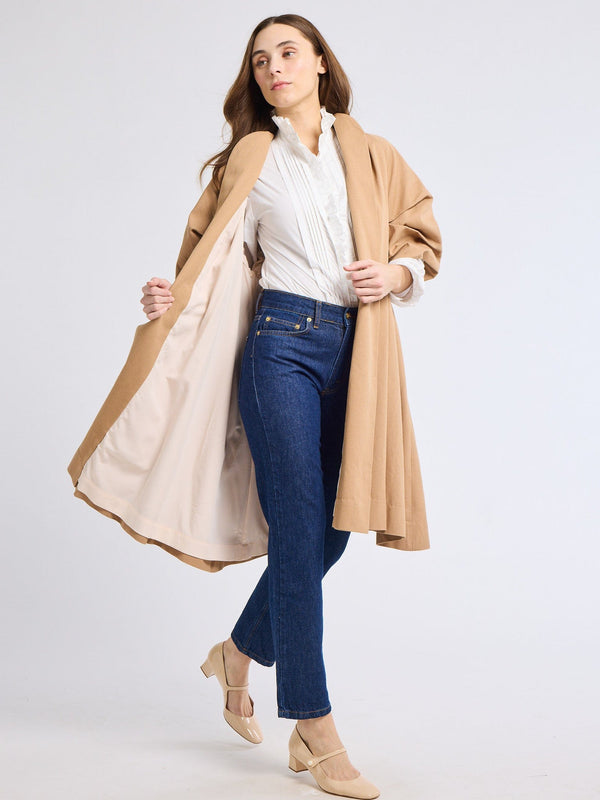 Josephine Coat in Almond — view 3