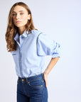 MILLE Clothing Julien Top in Ciel