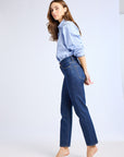 MILLE Clothing Julien Top in Ciel