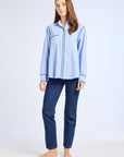 MILLE Clothing Julien Top in Ciel