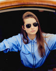 MILLE Clothing Julien Top in Ciel
