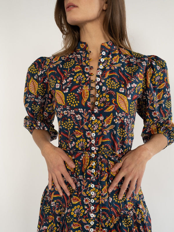 Allegra Dress in Star Floral — view 7