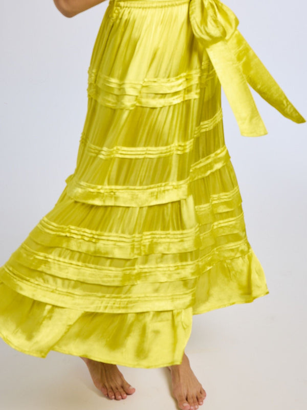 Kasia Skirt in Citron — view 8
