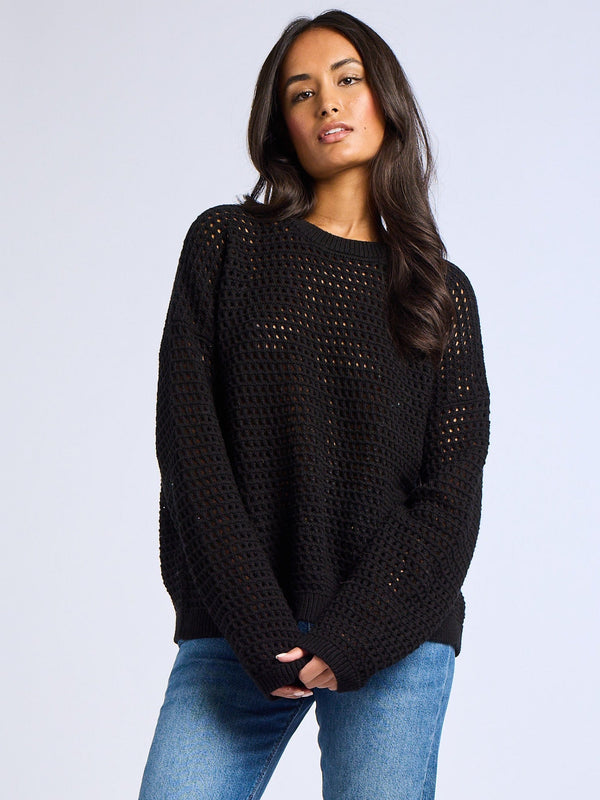 Kitty Pullover in Black — view 2