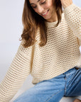 MILLE Clothing Kitty Pullover in Ivory