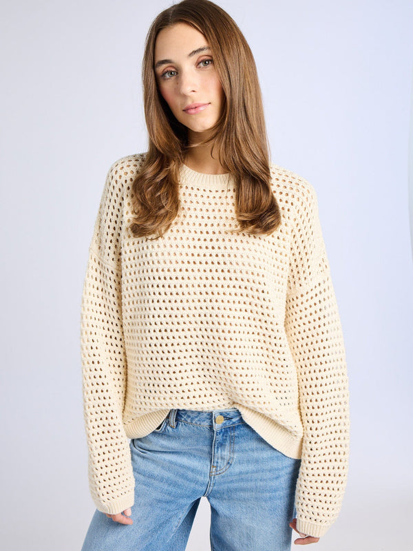 Kitty Pullover in Ivory — view 4