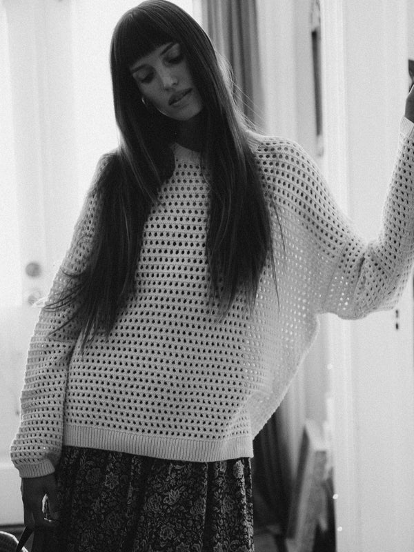 Kitty Pullover in Ivory — view 25