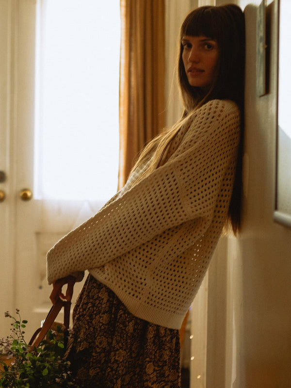 Kitty Pullover in Ivory — view 30