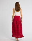 MILLE Clothing Leni Skirt in Cherry Lace