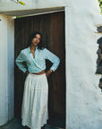 MILLE Clothing Leonie Skirt in White Eyelet