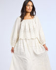 MILLE Clothing Leonie Skirt in White Eyelet