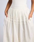 MILLE Clothing Leonie Skirt in White Eyelet