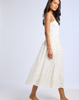 MILLE Clothing Leonie Skirt in White Eyelet