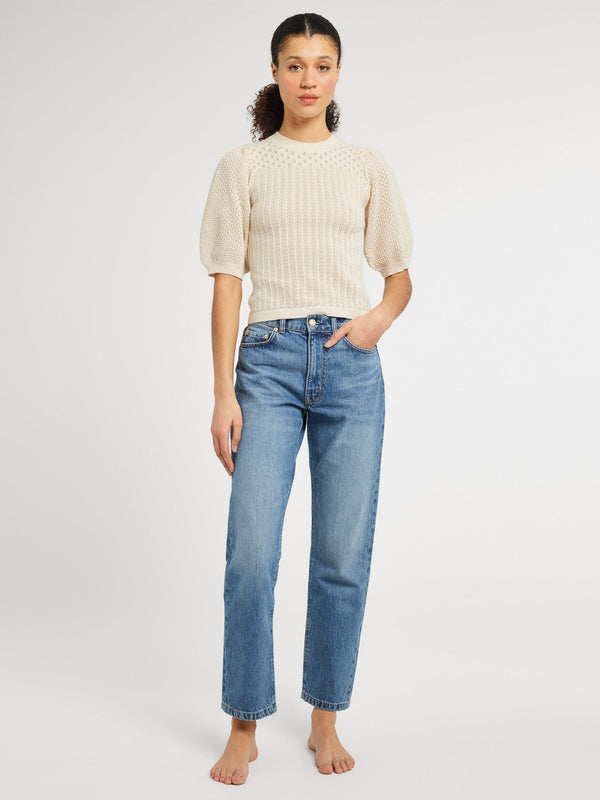 Lola Pullover in Ivory — view 6