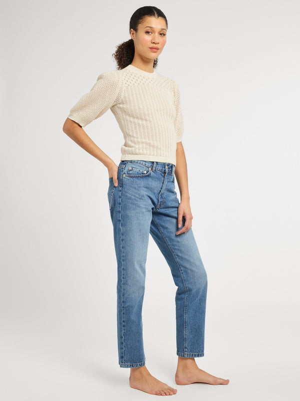 Lola Pullover in Ivory — view 4