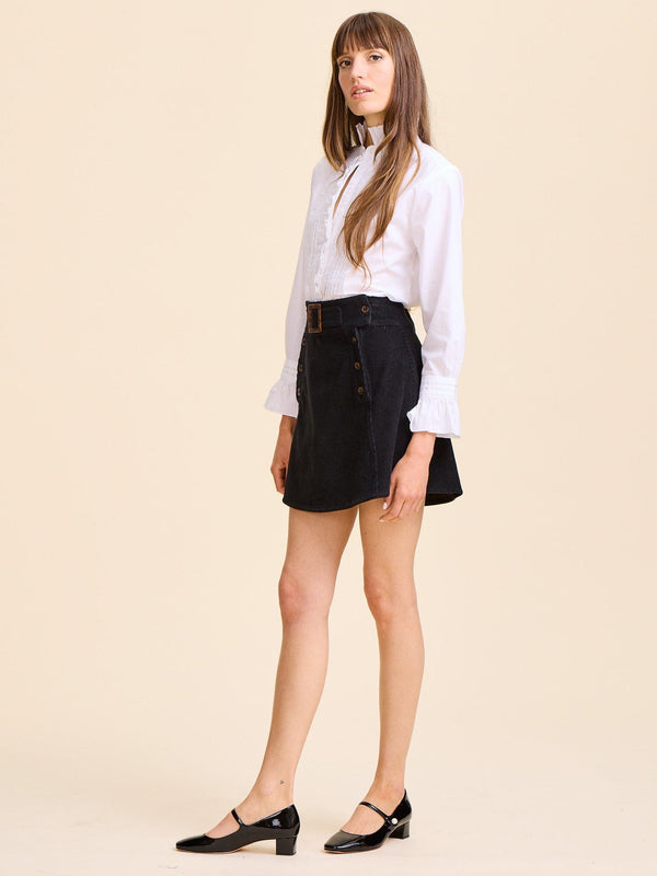 Lorelei Skirt in Black Cord — view 9