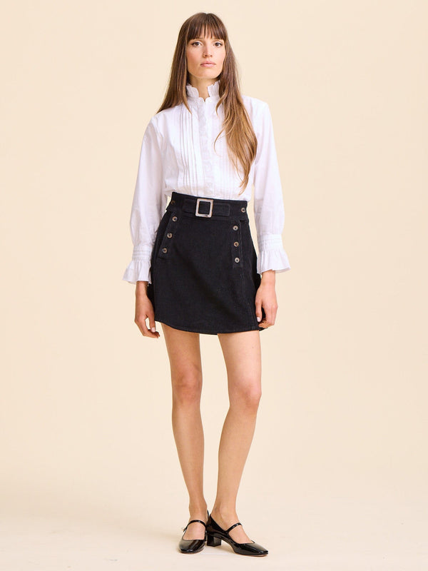 Lorelei Skirt in Black Cord — view 4