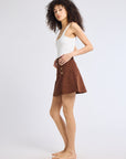 MILLE Clothing Lorelei Skirt in Coffee Cord