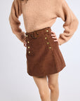 MILLE Clothing Lorelei Skirt in Coffee Cord