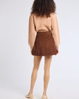 MILLE Clothing Lorelei Skirt in Coffee Cord