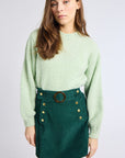 MILLE Clothing Lorelei Skirt in Spruce Cord