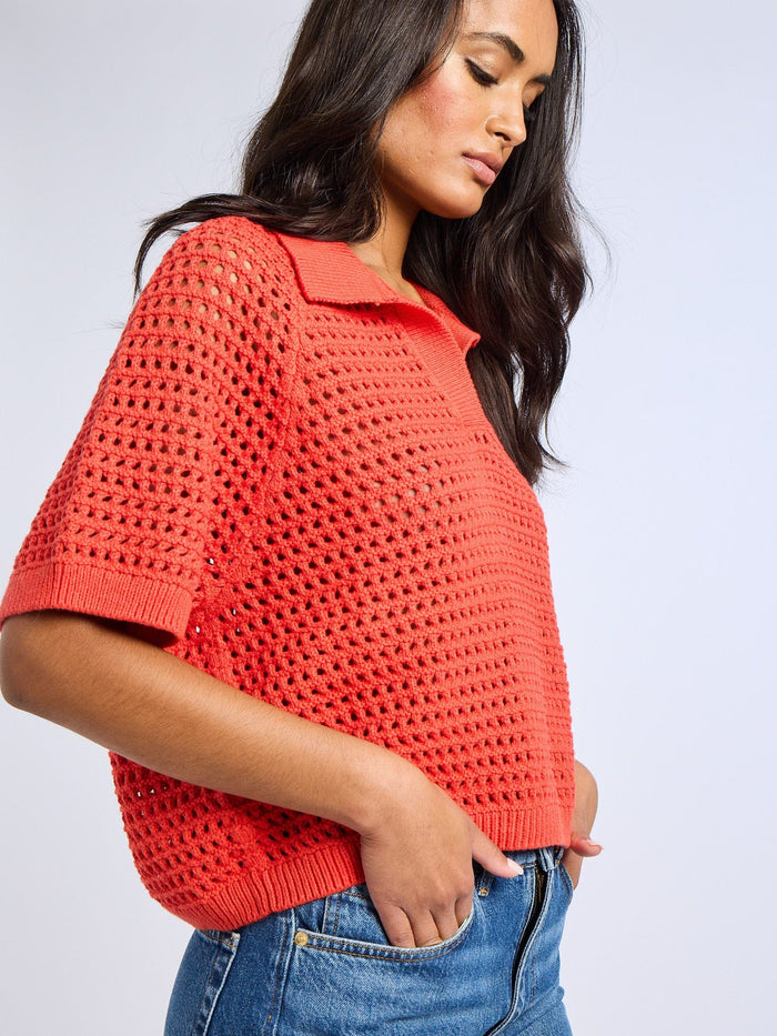 Mabel Henley in Red