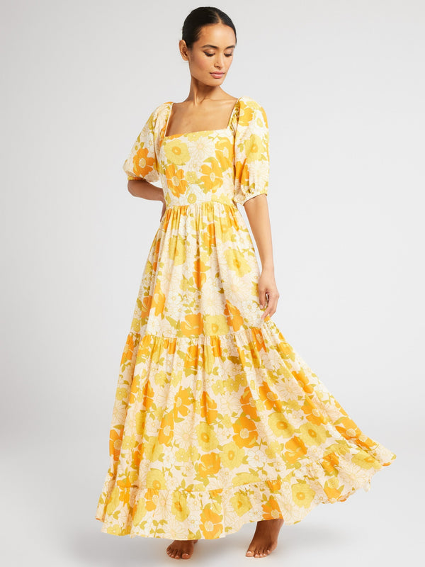 Manon Dress in Retro Floral — view 1