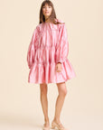 MILLE Clothing Mara Dress in Peony Taffeta