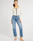 MILLE Clothing Margaret Pullover in Ivory