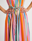 MILLE Clothing Marilyn Dress in Confetti Stripe