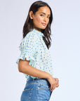 MILLE Clothing Marnie Top in Blue Hearts