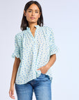 MILLE Clothing Marnie Top in Blue Hearts