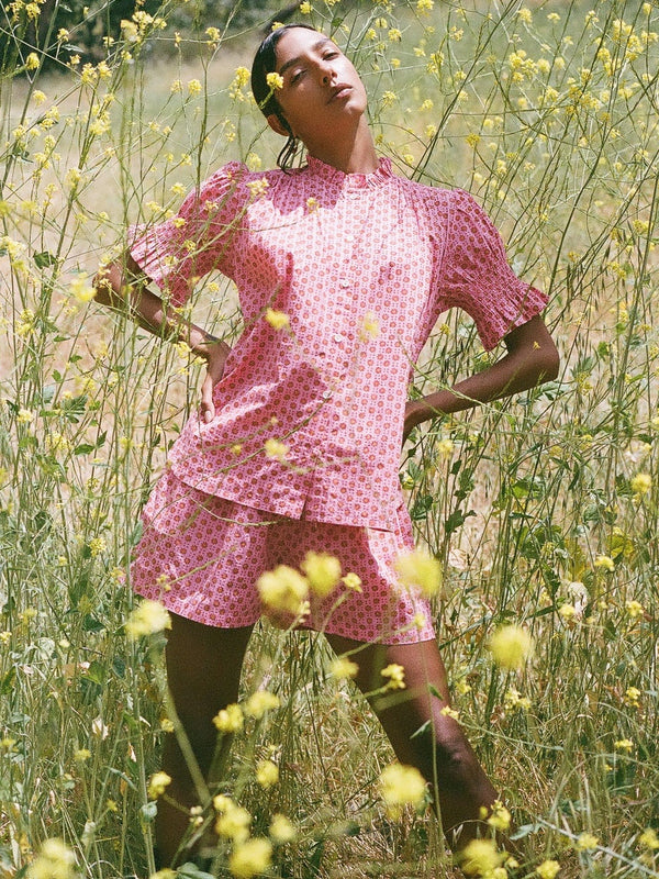Cary Short in Carmine Dot — view 8