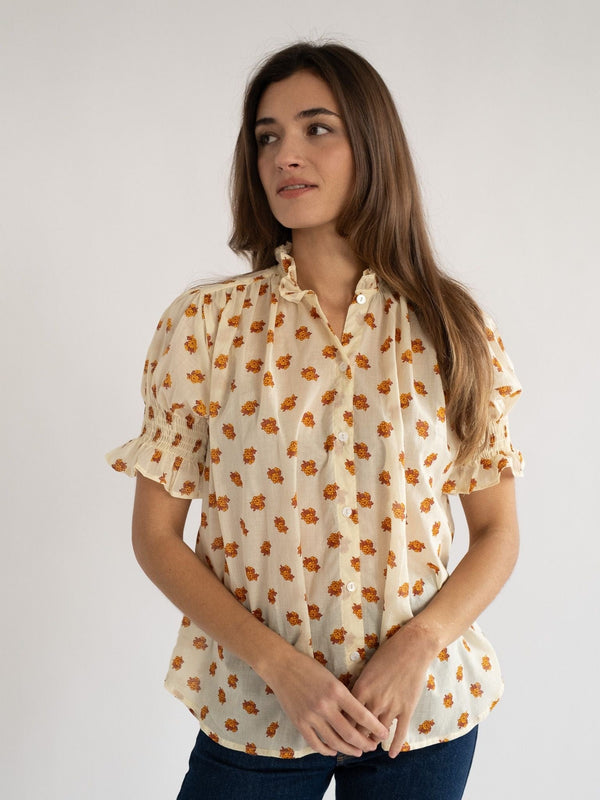 Marnie Top in Honey Petite Bouquet — view 6