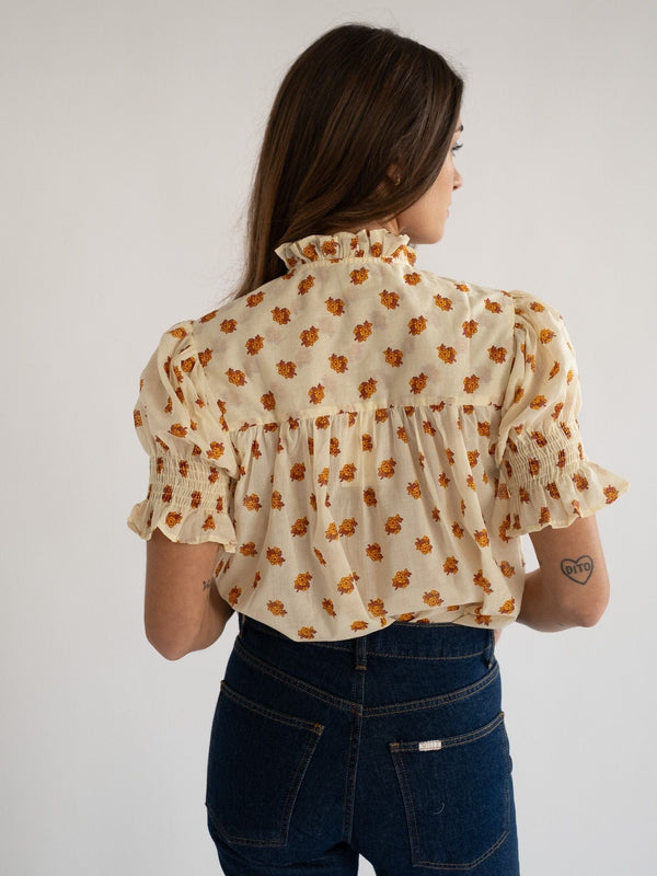 Marnie Top in Honey Petite Bouquet — view 4