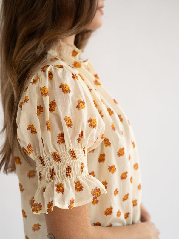 Marnie Top in Honey Petite Bouquet — view 3
