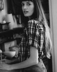 MILLE Clothing Marnie Top in Ivy Plaid