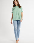 MILLE Clothing Marnie Top in Kelly Stripe