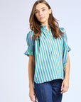 MILLE Clothing Marnie Top in Printemps Stripe