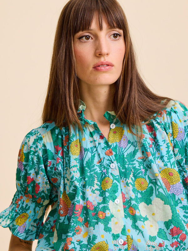 Marnie Top in Swedish Garden — view 7