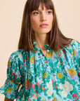 MILLE Clothing Marnie Top in Swedish Garden
