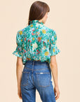MILLE Clothing Marnie Top in Swedish Garden