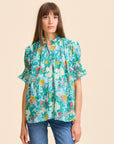 MILLE Clothing Marnie Top in Swedish Garden