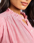 MILLE Clothing Marnie Top in Tango Stripe