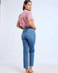 MILLE Clothing Marnie Top in Tango Stripe